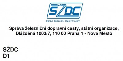 SŽDC D1 - změna č.3